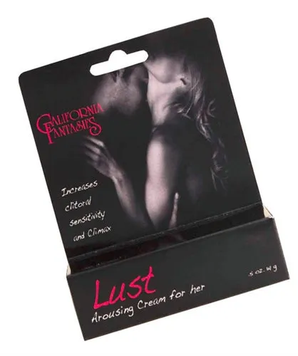 California Fantasies Lust Arousing Cream for Her 05 Oz Tube Boxed Anal