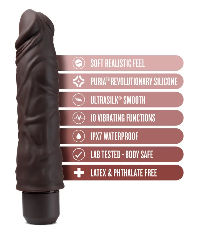 Dr. Skin Silicone Dr. David 8 In Vibrating Dildo | Blush Novelties Female Sex Toys