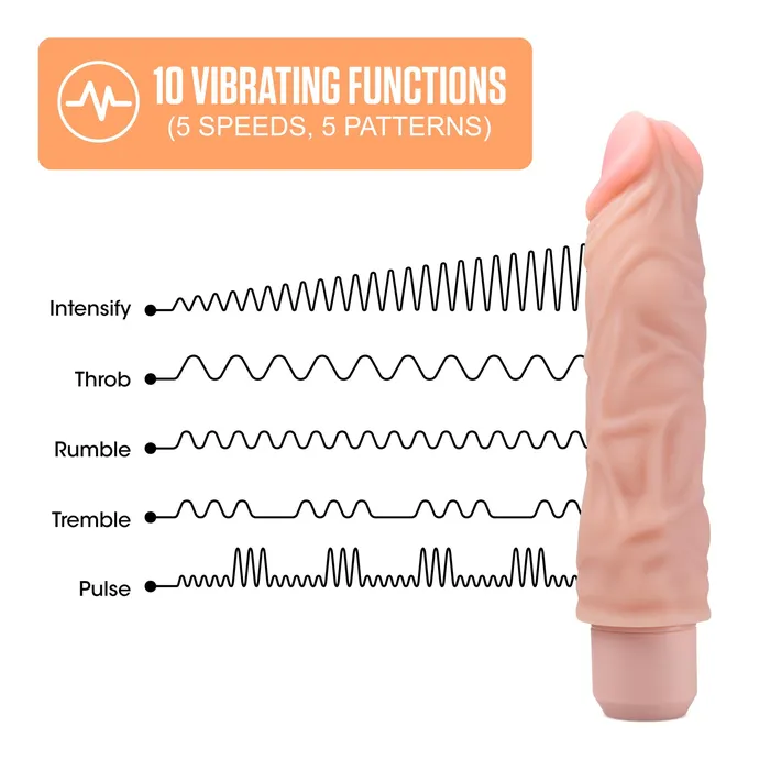 Dr. Skin Silicone Dr. David 8 In Vibrating Dildo | Blush Novelties Female Sex Toys