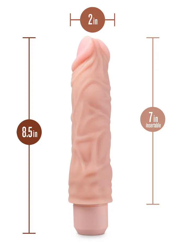 Dr. Skin Silicone Dr. David 8 In Vibrating Dildo | Blush Novelties Female Sex Toys