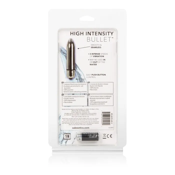 Female Sex Toys | CalExotics High Intensity Bullet - Silver Female Sex Toys | CalExotics High Intensity Bullet - Silver