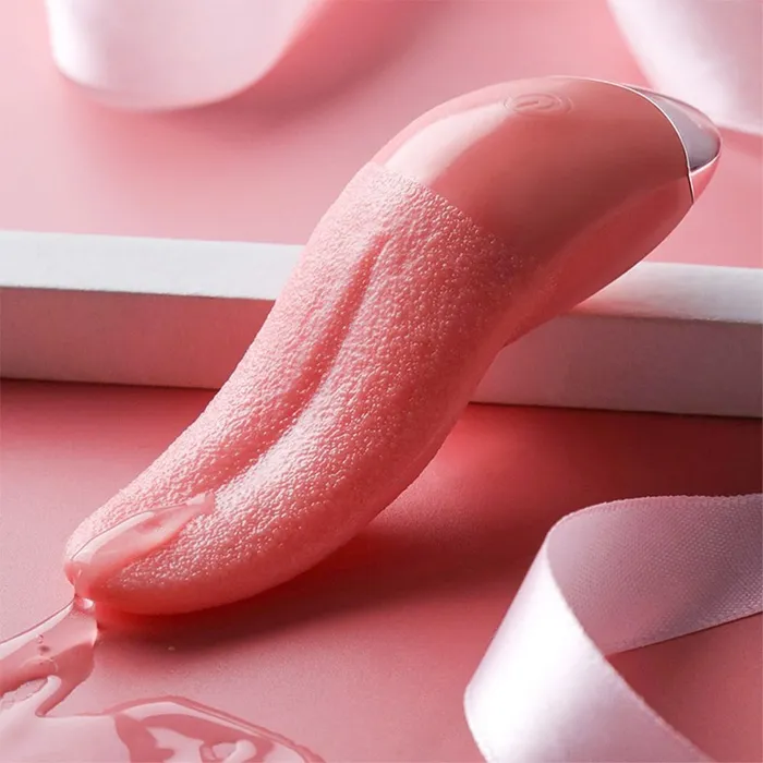 Female Sex Toys | Realistic Tongue Licking Vibrator - Lusty Age
