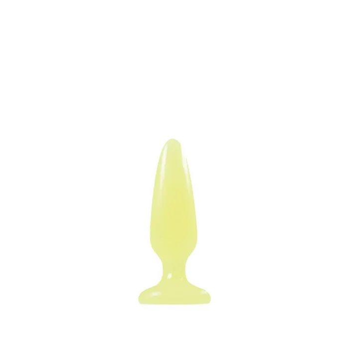 Male Sex Toys nsnovelties Firefly Pleasure Plug Small Yellow