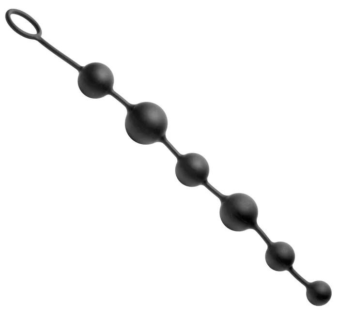 XR Brands Master Series Serpent 6 Silicone Beads of Pleasure Female Sex Toys XR Brands Master Series Serpent 6 Silicone Beads of Pleasure Female Sex Toys