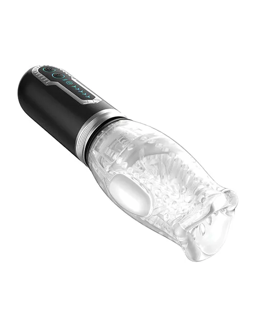 Thrusting Vibrating Rotating Oral Sex Masturbator Black Secwell Male Sex Toys