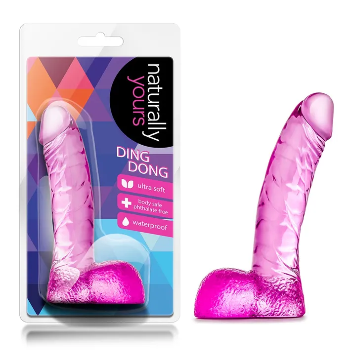 Naturally Yours Ding Dong Pink Blush Novelties Dildos
