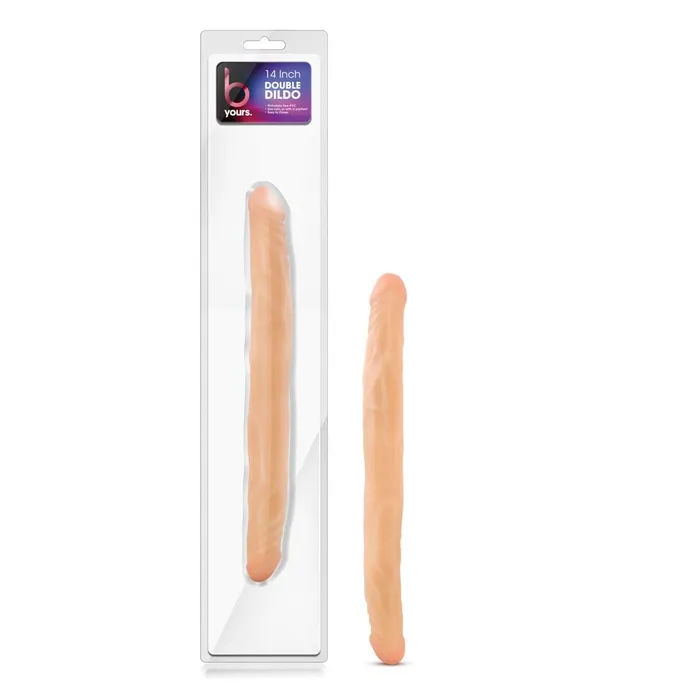 Dildos Blush Novelties B Yours 14 Double Dildo Beige