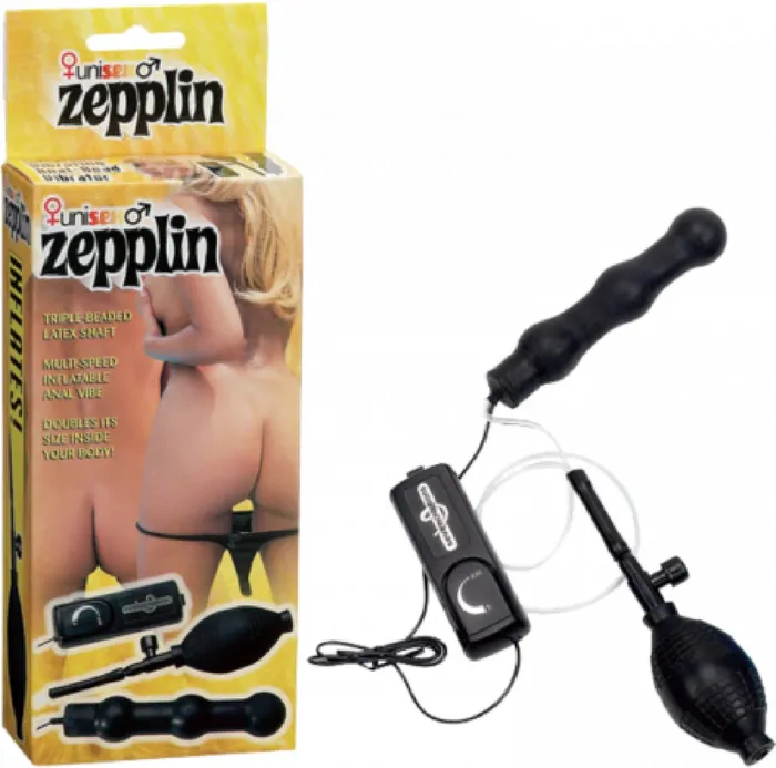 Anal Seven Creations Zepplin Black Anal Sex Toy Adult Orgasm Pleasure