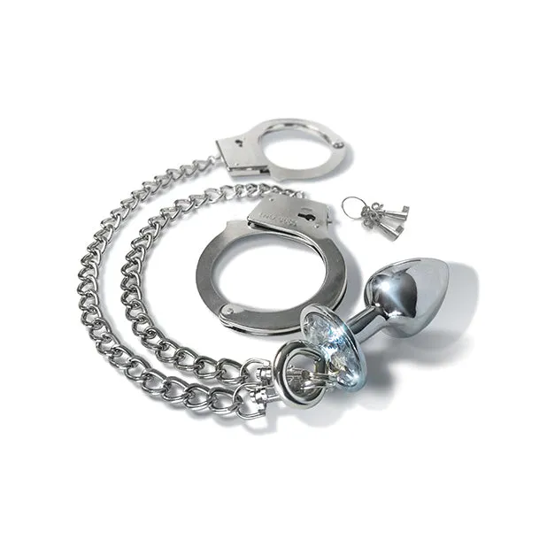 Anal Jewel Butt Plug and Cuff Set Nixie