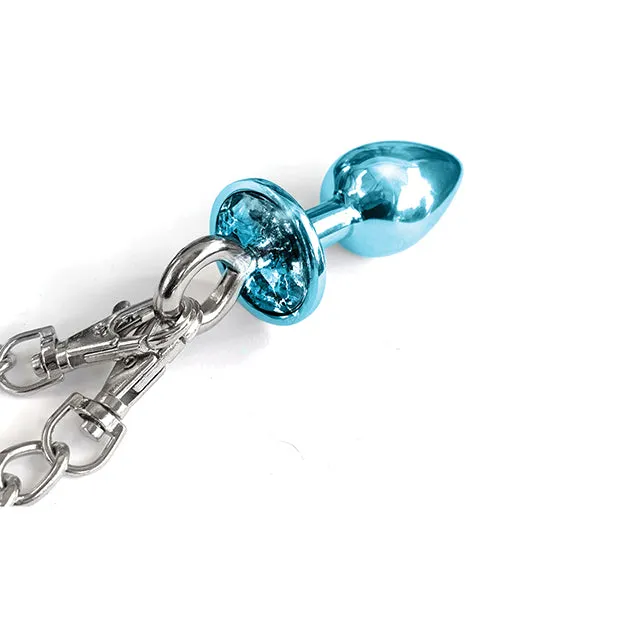 Anal Jewel Butt Plug and Cuff Set Nixie