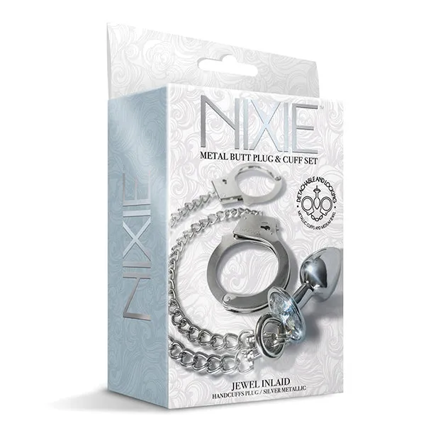 Anal Jewel Butt Plug and Cuff Set Nixie