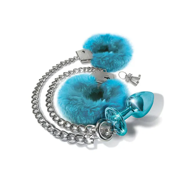 Anal Jewel Butt Plug and Cuff Set Nixie