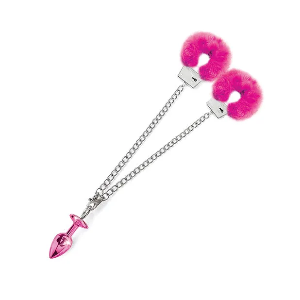 Anal Jewel Butt Plug and Cuff Set Nixie