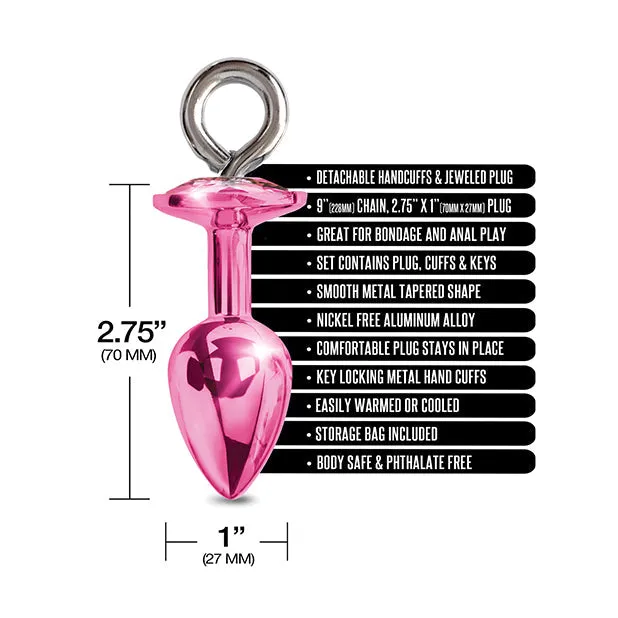 Anal Jewel Butt Plug and Cuff Set Nixie