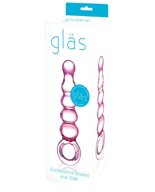 Glas Anal Glas Quintessence Beaded Glass Anal Slider