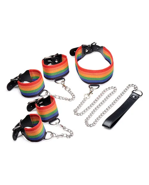 Master Series Kinky Pride Rainbow Bondage Set Master Series Couples
