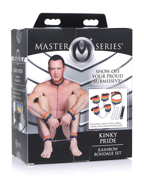 Master Series Kinky Pride Rainbow Bondage Set Master Series Couples