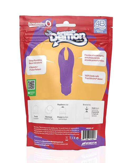 Screaming O Screaming O 4B Demon Mini Vibe Vibrators Screaming O Screaming O 4B Demon Mini Vibe Vibrators