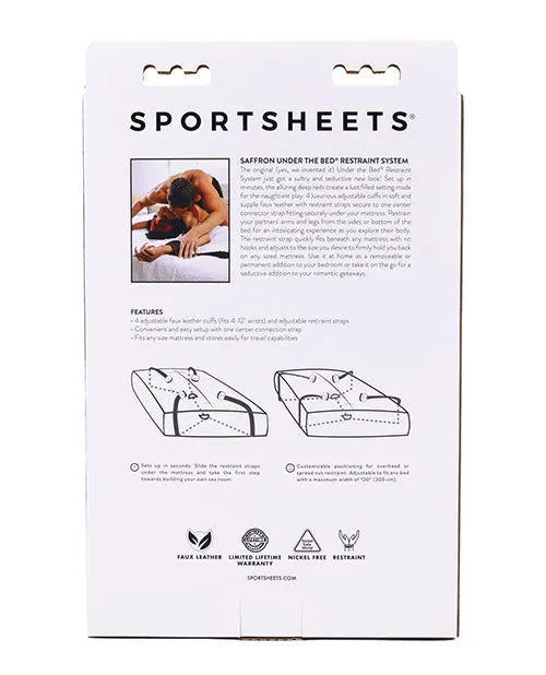 Sportsheets Saffron Under the Bed Adjustable Restraint System Female Sex Toys Sportsheets Saffron Under the Bed Adjustable Restraint System Female Sex Toys