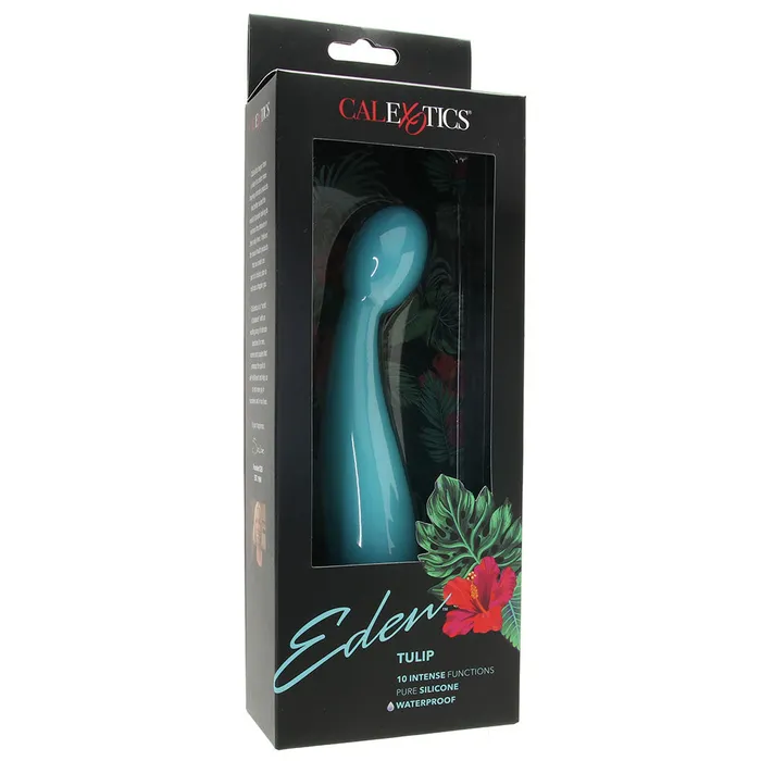 CalExotics Vibrators Eden Silicone Tulip Vibe in Teal CalExotics Vibrators Eden Silicone Tulip Vibe in Teal