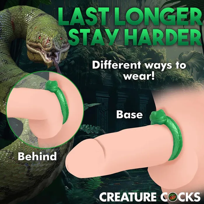 Creature Cocks Male Sex Toys Creature Cocks Serpentine Silicone Cock Ring