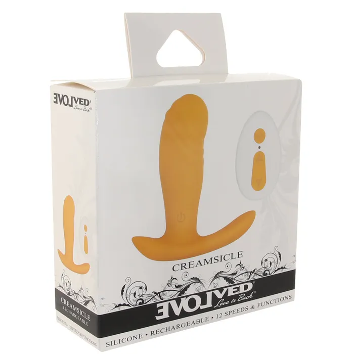 Evolved Novelties Vibrators Creamsicle Wearable Remote Vibe Evolved Novelties Vibrators Creamsicle Wearable Remote Vibe