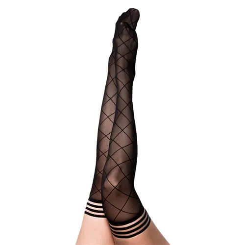 As You Like It OR Hosiery Anna Sheer Diamond ThighHigh