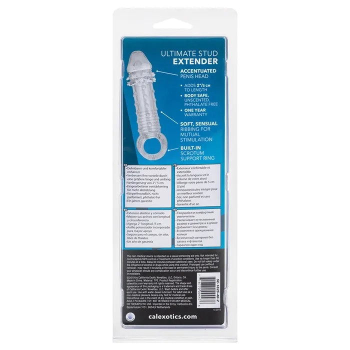 CAL EXOTICS Dildos Ultimate Stud ExtenderClear