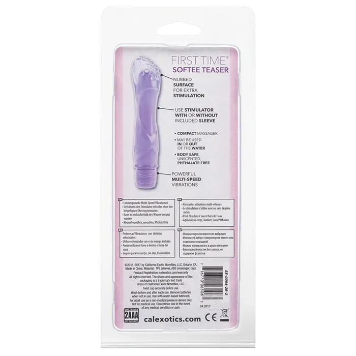 CAL EXOTICS Vibrators First Time Softee TeaserPurple 525