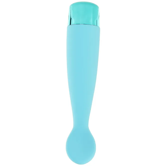 CalExotics Eden Silicone Scoop Vibe in Teal Vibrators CalExotics Eden Silicone Scoop Vibe in Teal Vibrators