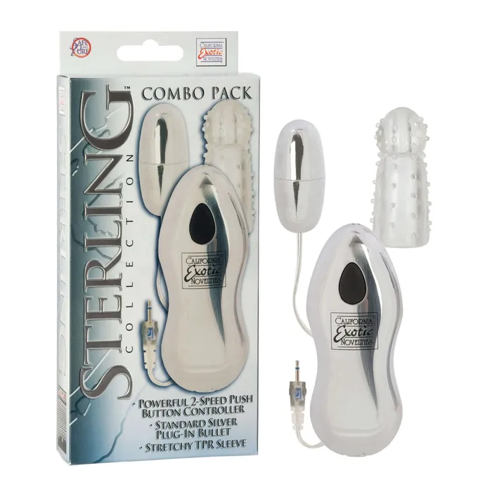 California Exotic Novelties Female Sex Toys Sterling Collection Combo 3 Powerful Pleasure in One Package California Exotic Novelties Female Sex Toys Sterling Collection Combo 3 Powerful Pleasure in One Package