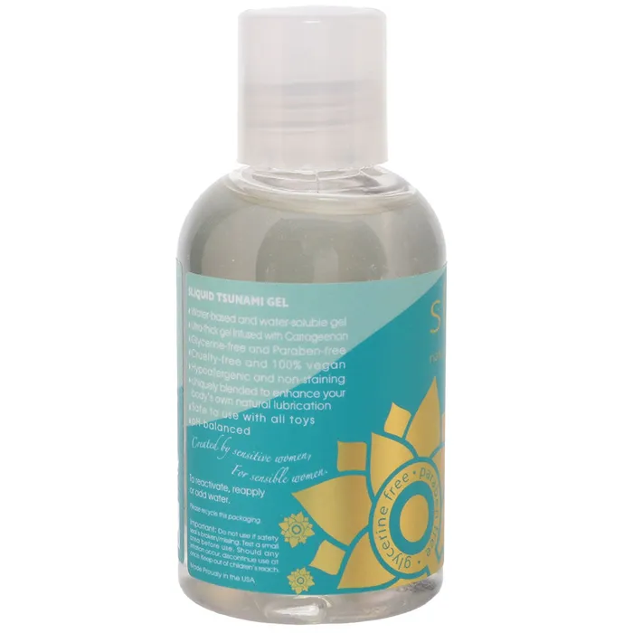 Female Sex Toys Tsunami Natural WaterBased Lube in 42oz125ml Sliquid