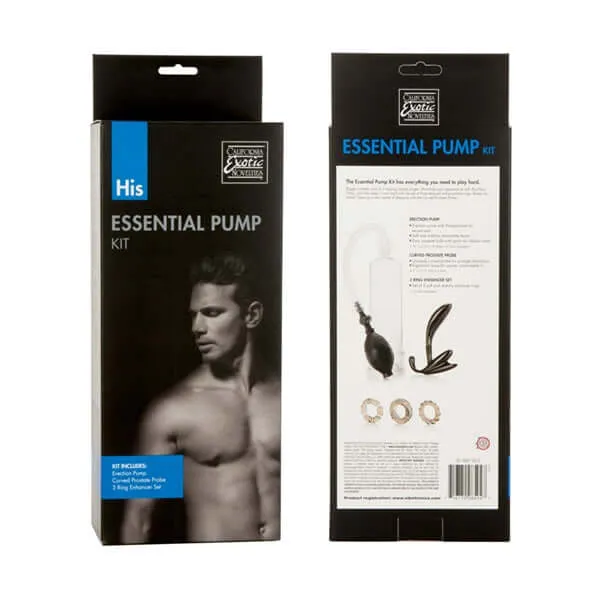 His Essential Pump Kit California Exotic Novelties Male Sex Toys