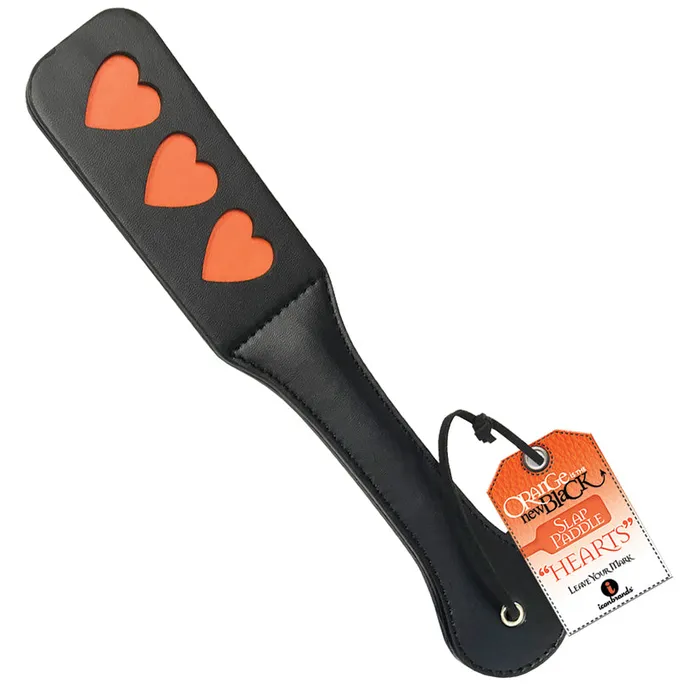 ICON BRANDS Anal The 9s Orange Is The New Black Slap Paddle Hearts