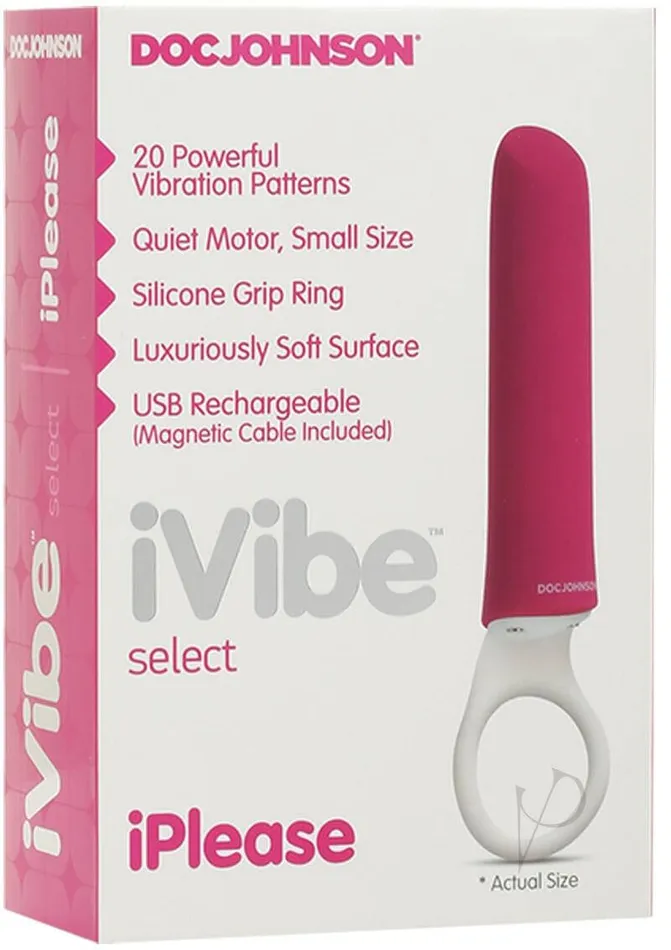 Ivibe Select Iplease Pink Discreet MiniVibe with 20 Vibration Patterns Doc Johnson Enterprises Vibrators Ivibe Select Iplease Pink Discreet MiniVibe with 20 Vibration Patterns Doc Johnson Enterprises Vibrators