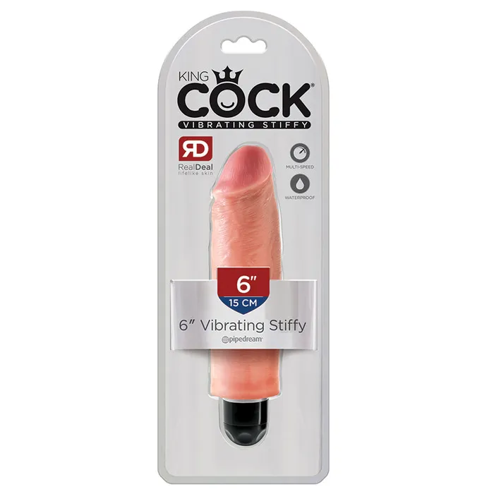 King Cock Vibrating StiffyLight 6 PIPEDREAM Dildos
