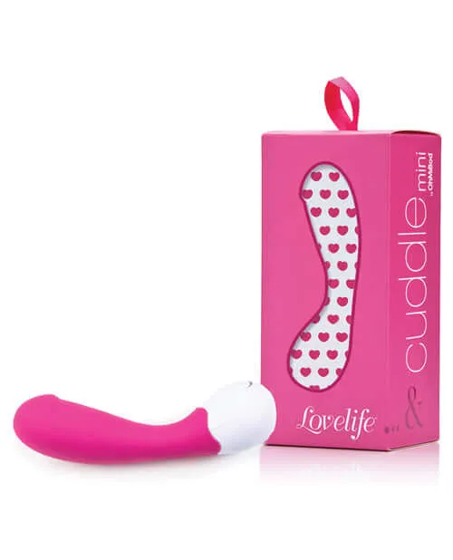 OhMiBod Lovelife Cuddle Mini 7function Silicone Rechargeable GSpot Vibrator Pink Ohmibod Vibrators