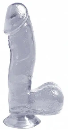 Pipedream Products Dildos Basix Rubber Works 65 Ballsy Dong with Suction Cup