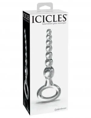Pipedream Products Dildos Icicles No 67 HandCrafted Glass Massager for Unparalleled Sensory Experience Pipedream Products Dildos Icicles No 67 HandCrafted Glass Massager for Unparalleled Sensory Experience