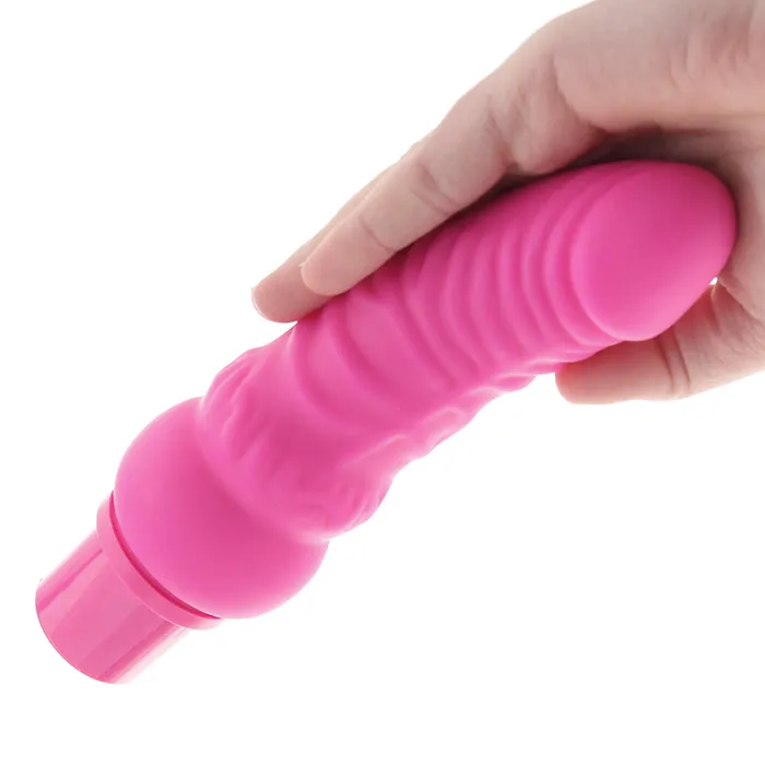 Power Stud Rechargeable Curvy Vibe in Pink CalExotics Vibrators Power Stud Rechargeable Curvy Vibe in Pink CalExotics Vibrators