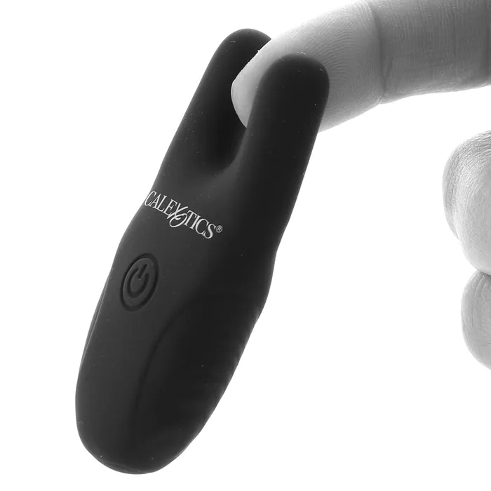 Remote Silicone Nipple Clamps in Black CalExotics Anal Remote Silicone Nipple Clamps in Black CalExotics Anal