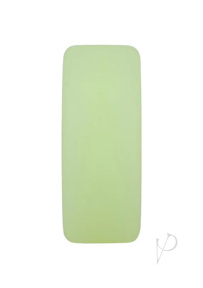 Rock Solid Big O GlowintheDark Green Silicone Cock Ring Doc Johnson Enterprises Male Sex Toys