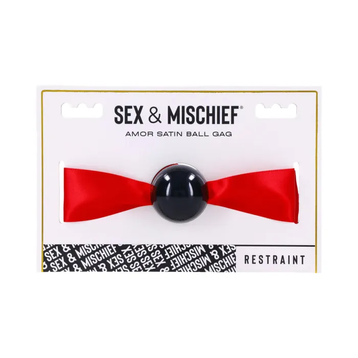 Sex Mischief Amor Satin Ball Gag Sportsheets Couples