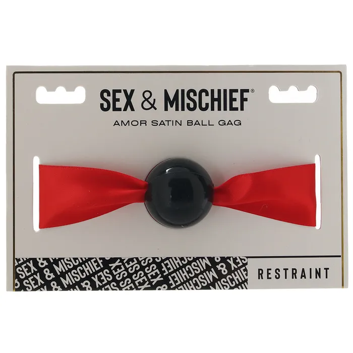 Sex Mischief Amor Satin Ball Gag Sportsheets Couples