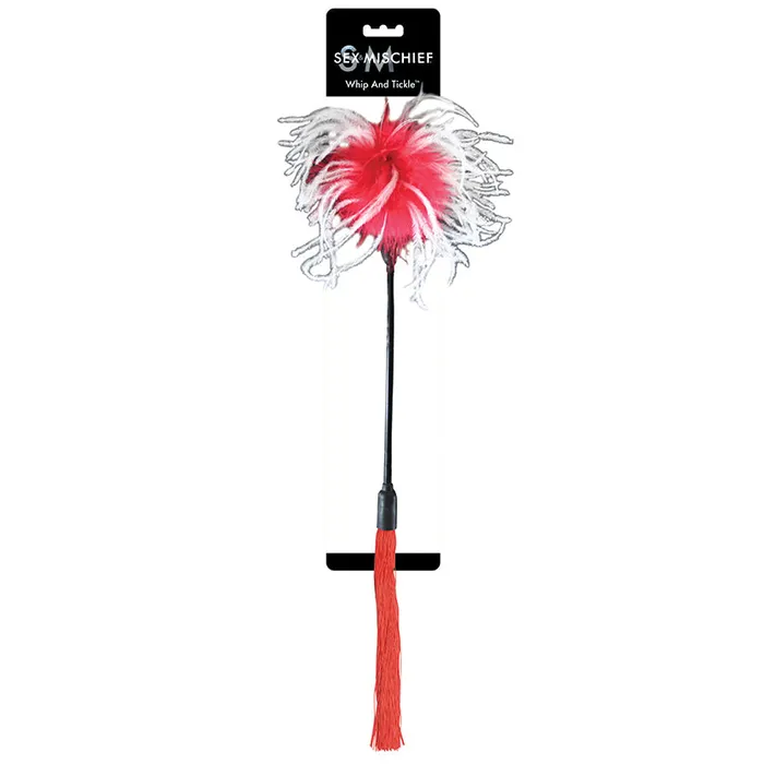 SPORTSHEETS Vibrators SM Whip TickleRedWhite