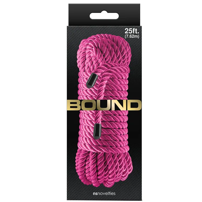 Vibrators ns novelties Bound 25 Foot Rope in Pink Vibrators ns novelties Bound 25 Foot Rope in Pink