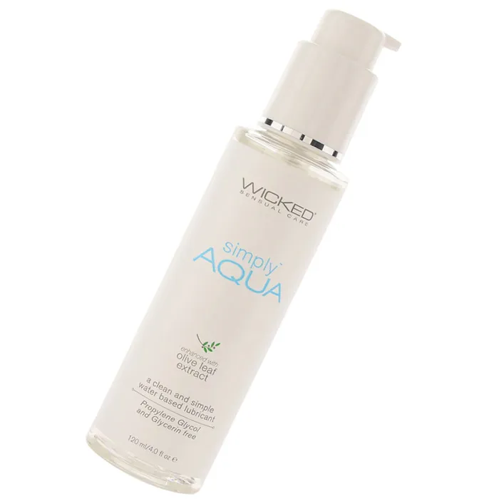 Vibrators Wicked Sensual Care Simply Aqua Lube 4oz 120ml Vibrators Wicked Sensual Care Simply Aqua Lube 4oz 120ml