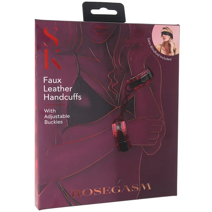 XGen Couples Secret Kisses Rosegasm Faux Leather Cuffs
