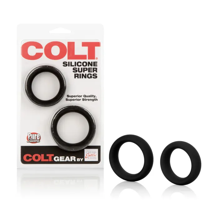 Anal CalExotics Colt Silicone Super Rings Black Anal CalExotics Colt Silicone Super Rings Black