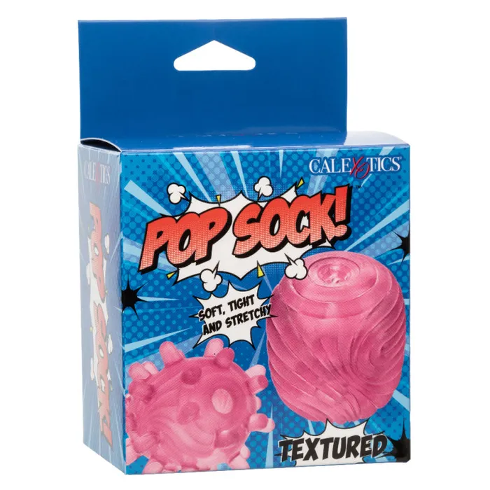 Calexotics Vibrators Pop Sock Textured Pink Calexotics Vibrators Pop Sock Textured Pink